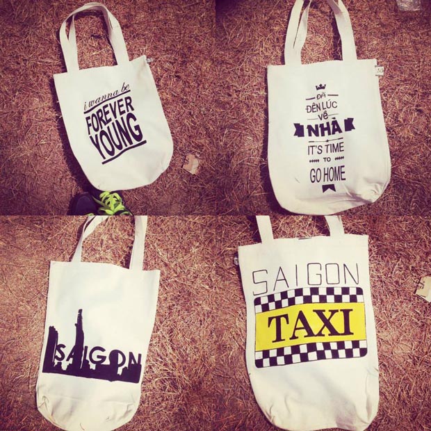 Mẫu túi xách vải bố handmade